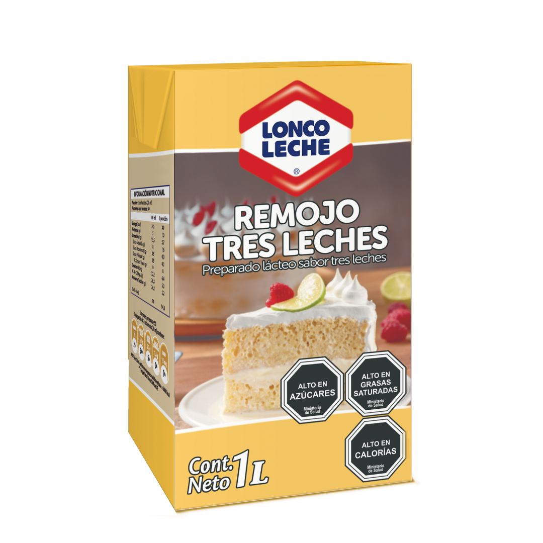 Remojo tres leches loncoleche